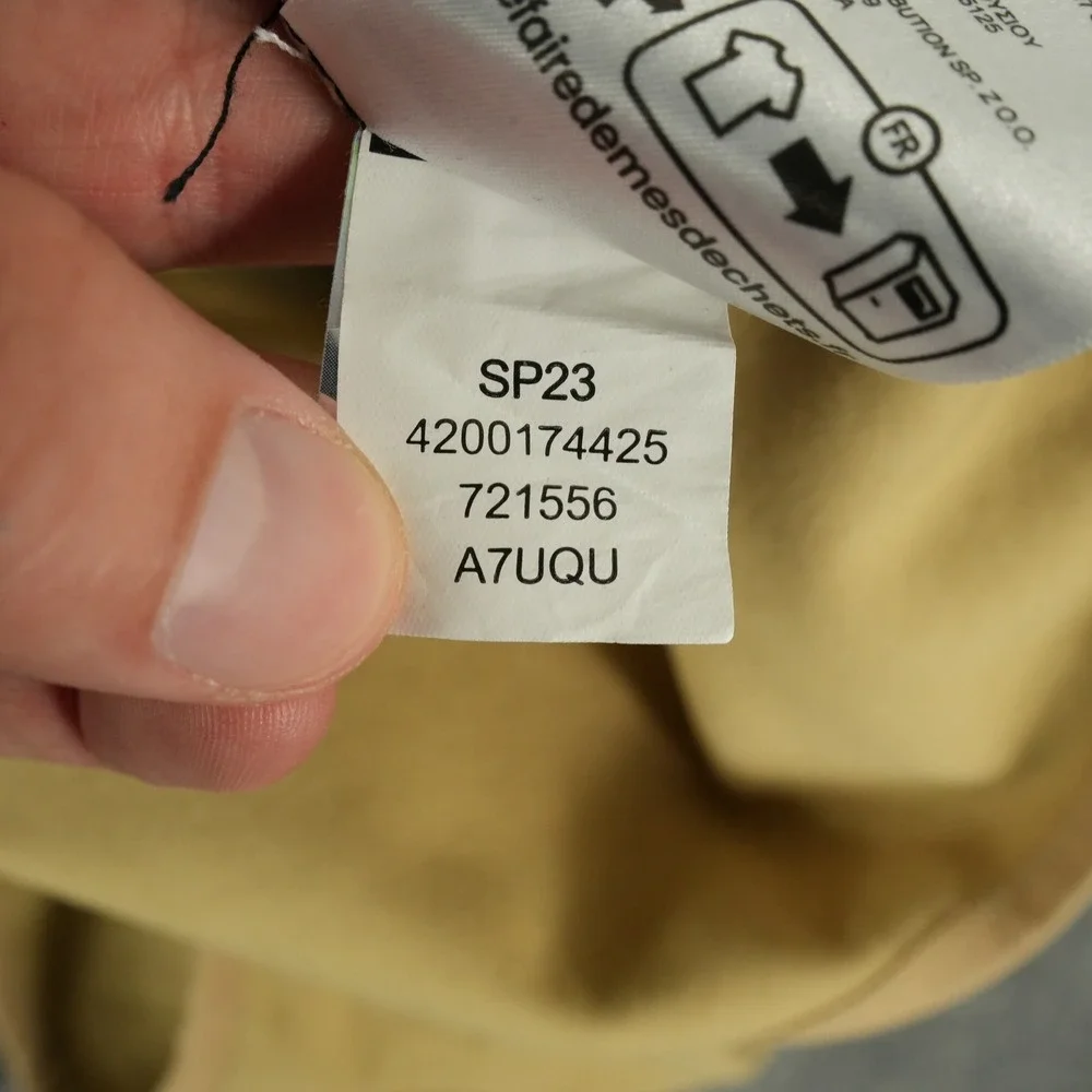 The North Face Sweatshirt Mens L Black Tan Colorblock Pocket A7UQU